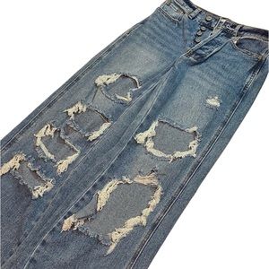 NWT PacSun ripped baggy jeans size 23